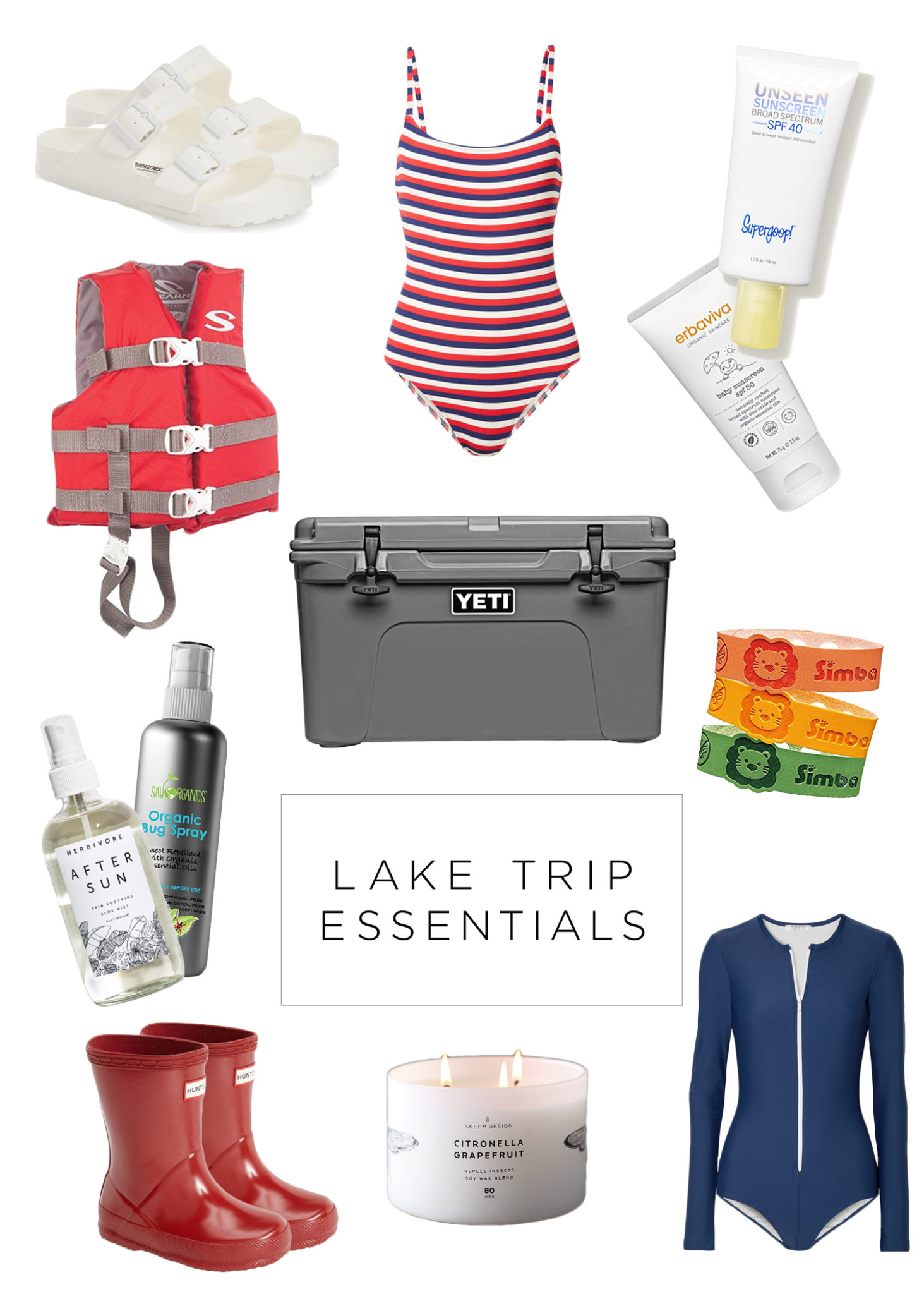 Lake Trip Essentials - Gold and Graphite by Jill Atogwe