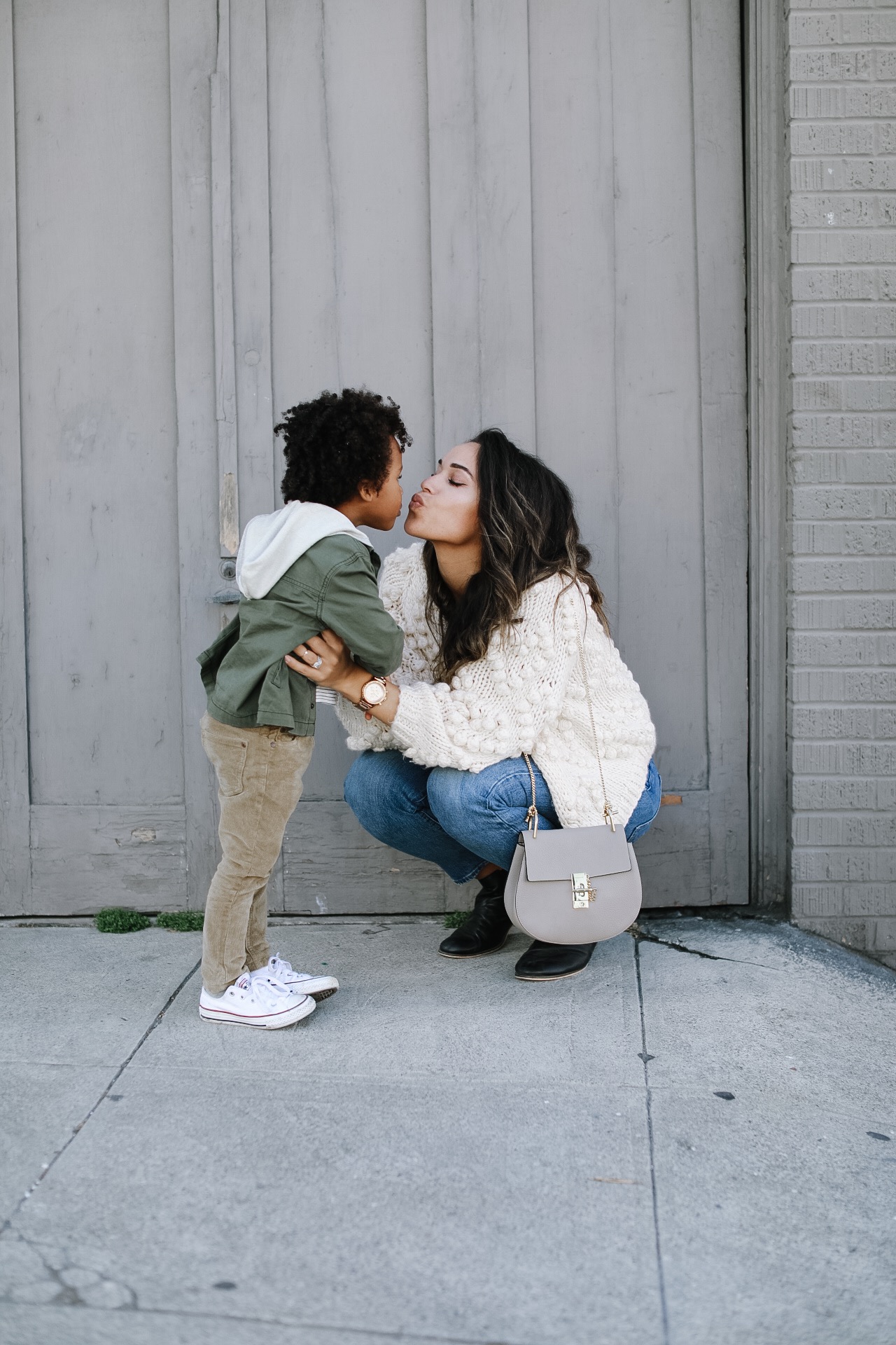 fall fashion, mother and son, motherhood, fall outfit inspiration